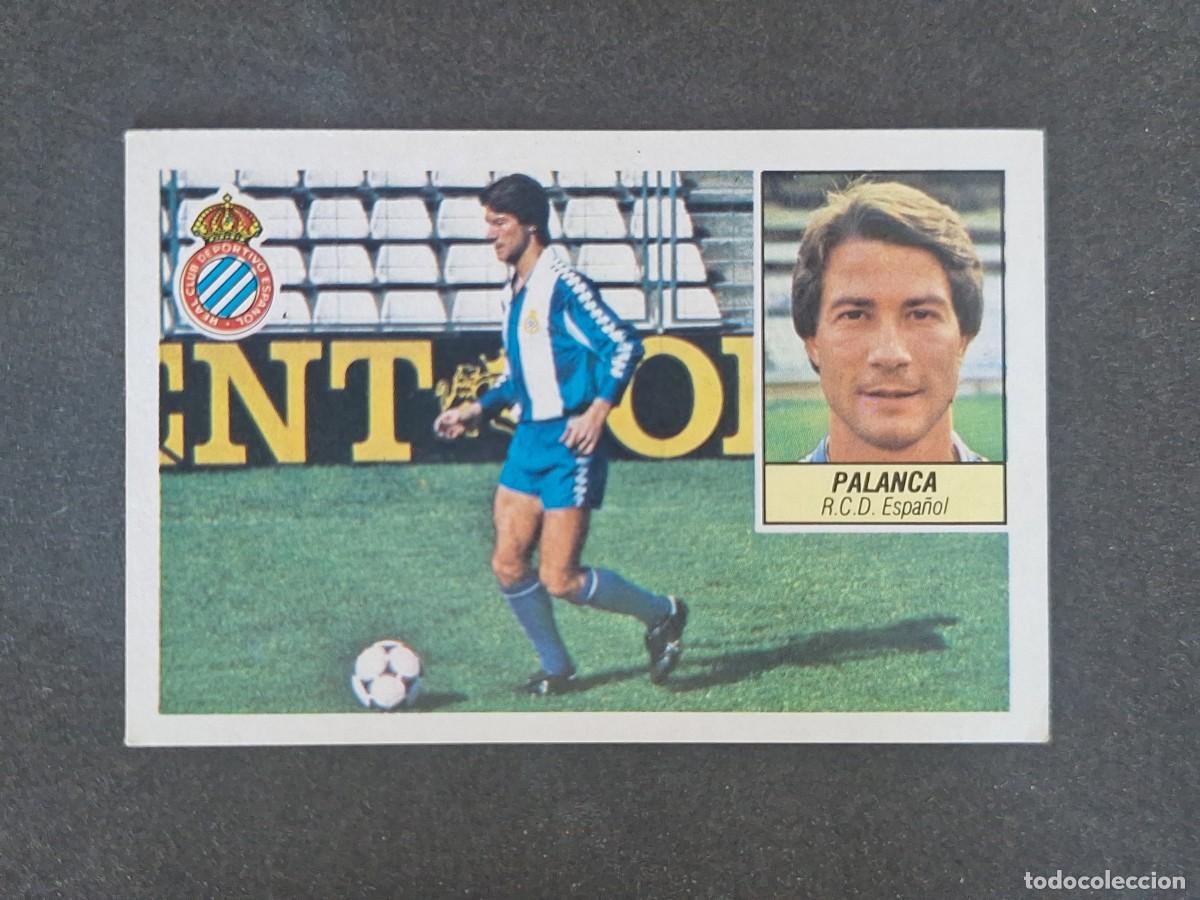 Cromos de f&uacute;tbol: L3 PALANCA R. C. D. ESPA&Ntilde;OL LIGA ESTE 1984 1985 84 85 NUNCA PEGADO SIN PEGAR