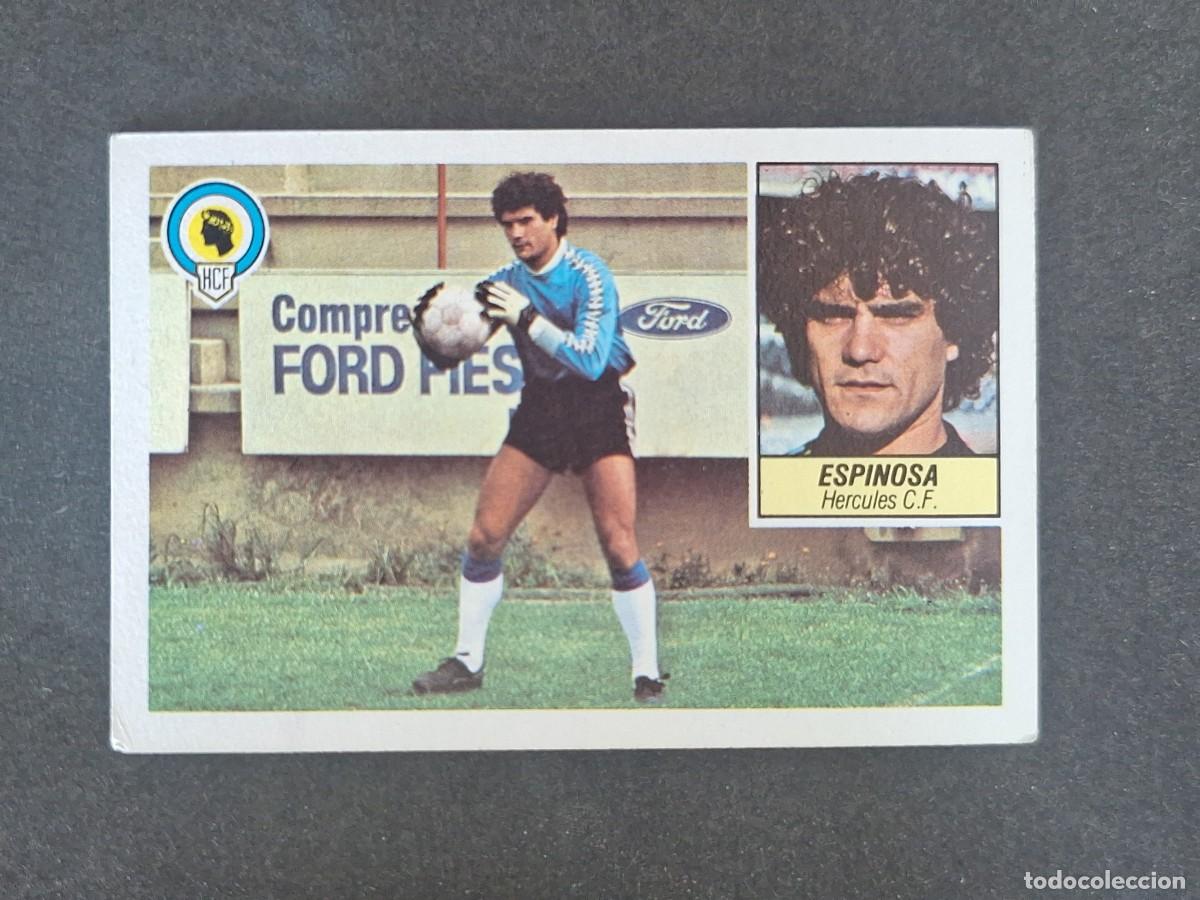 Cromos de f&uacute;tbol: L3 ESPINOSA HERCULES C. F. LIGA ESTE 1984 1985 84 85 NUNCA PEGADO SIN PEGAR