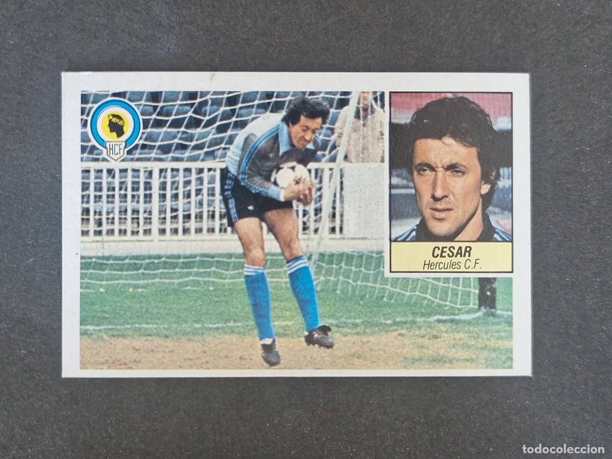 Cromos de f&uacute;tbol: L3 CESAR HERCULES C. F. LIGA ESTE 1984 1985 84 85 NUNCA PEGADO SIN PEGAR