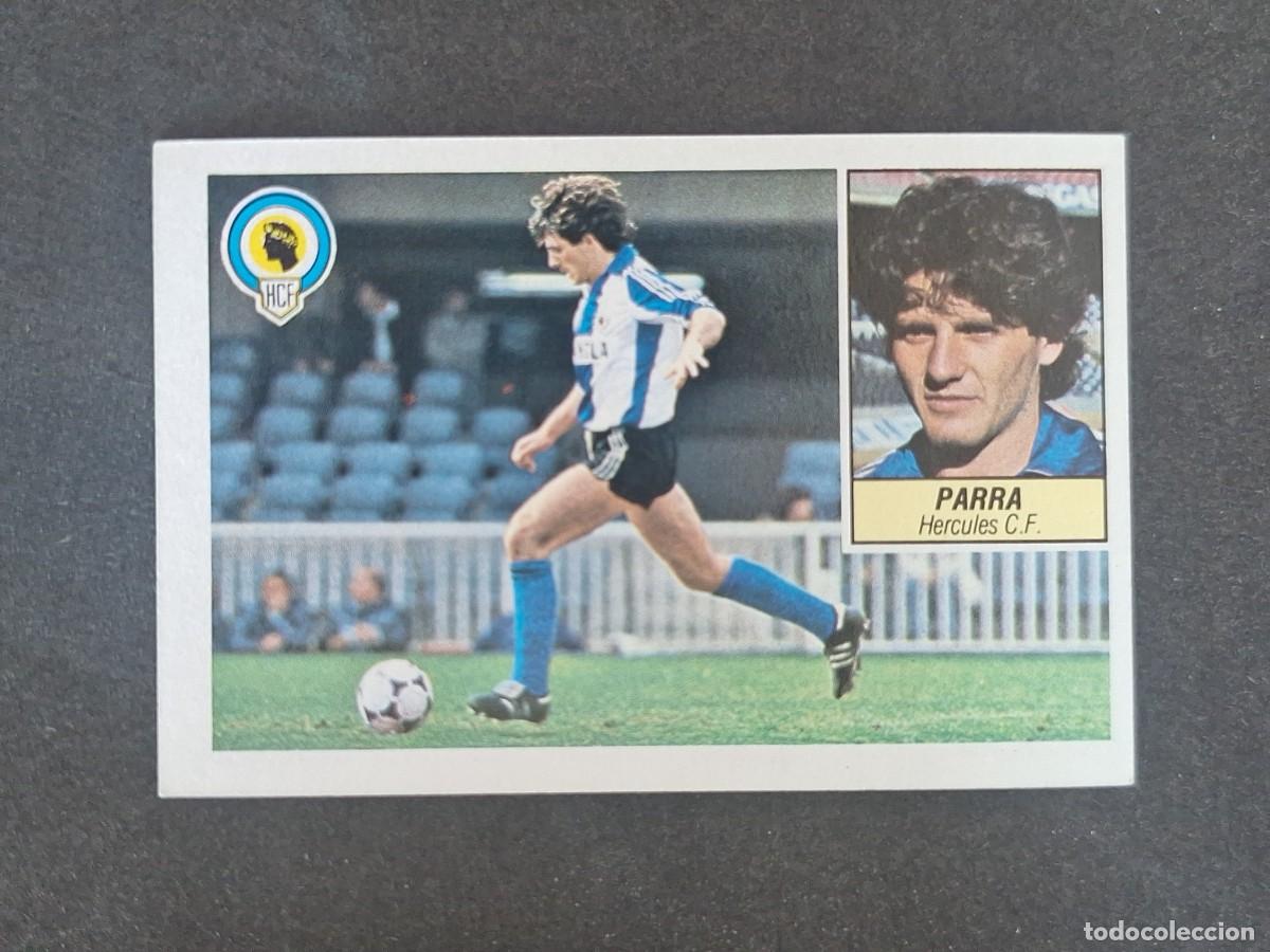 Cromos de f&uacute;tbol: L3 PARRA HERCULES C. F. LIGA ESTE 1984 1985 84 85 NUNCA PEGADO SIN PEGAR