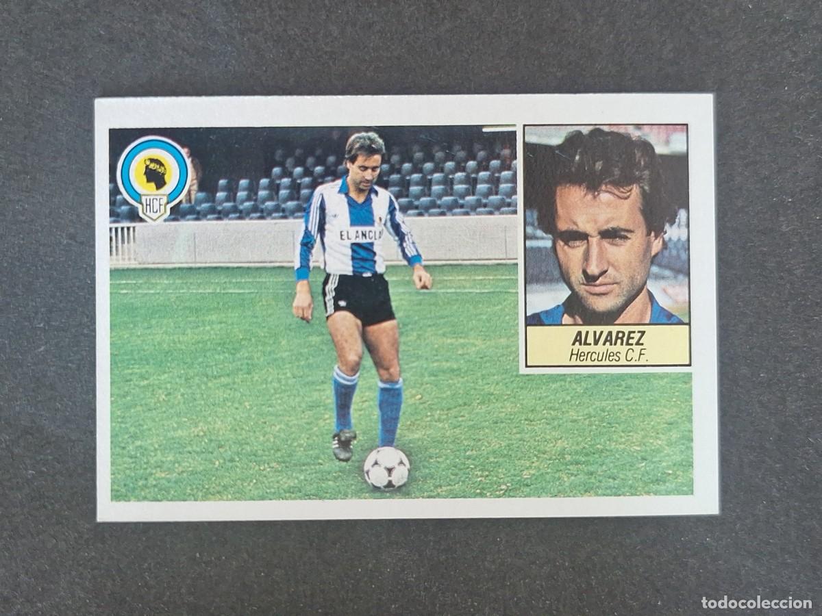 Cromos de f&uacute;tbol: L3 ALVAREZ HERCULES C. F. LIGA ESTE 1984 1985 84 85 NUNCA PEGADO SIN PEGAR
