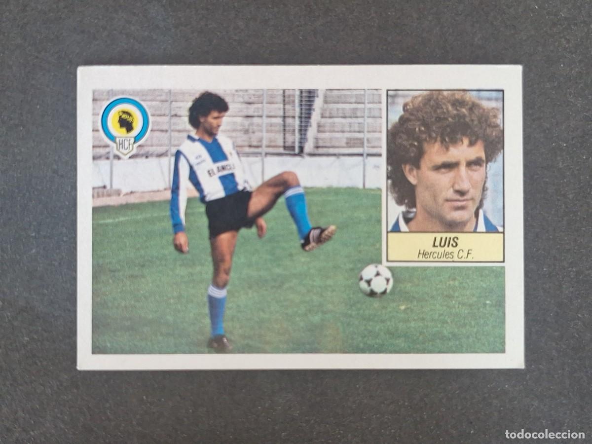 Cromos de f&uacute;tbol: L3 LUIS HERCULES C. F. LIGA ESTE 1984 1985 84 85 NUNCA PEGADO SIN PEGAR