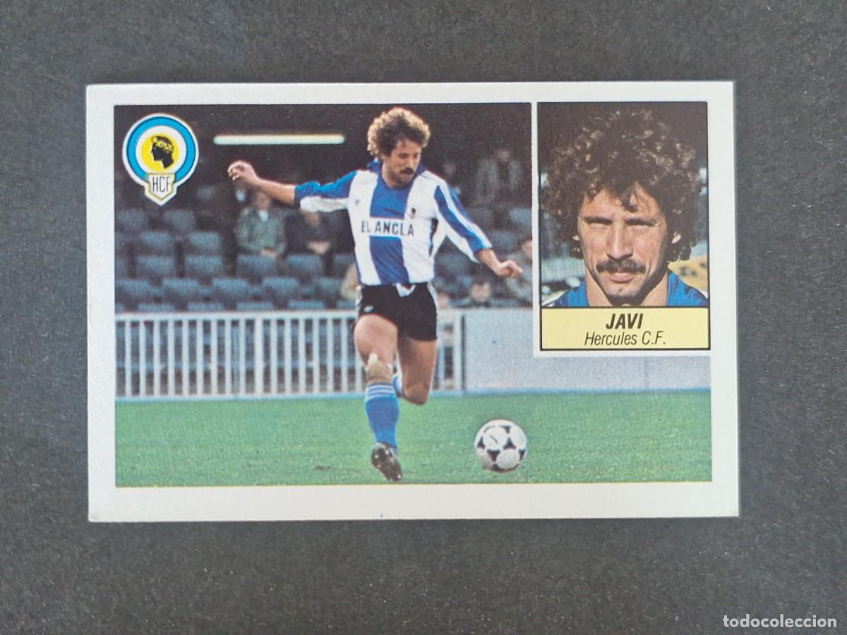 Cromos de f&uacute;tbol: L3 JAVI HERCULES C. F. LIGA ESTE 1984 1985 84 85 NUNCA PEGADO SIN PEGAR