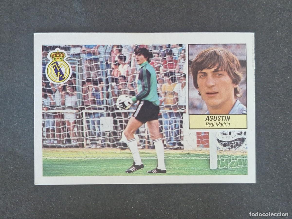 Cromos de f&uacute;tbol: L3 AGUSTIN REAL MADRID LIGA ESTE 1984 1985 84 85 NUNCA PEGADO SIN PEGAR