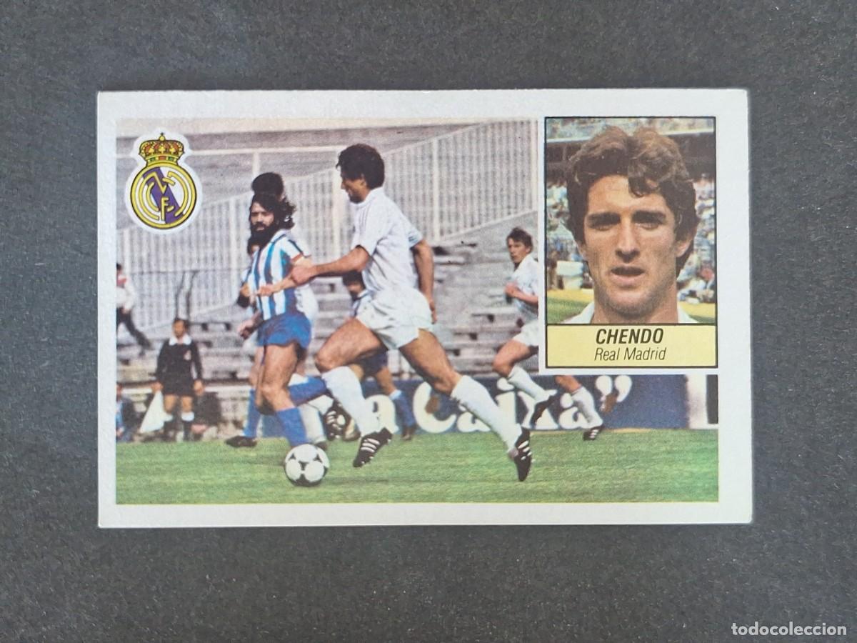 Cromos de f&uacute;tbol: L3 CHENDO REAL MADRID LIGA ESTE 1984 1985 84 85 NUNCA PEGADO SIN PEGAR