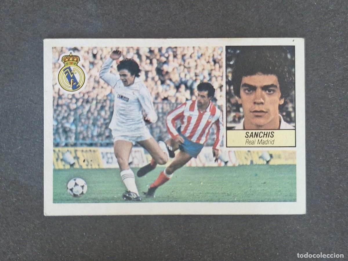 Cromos de f&uacute;tbol: L3 SANCHIS REAL MADRID LIGA ESTE 1984 1985 84 85 NUNCA PEGADO SIN PEGAR