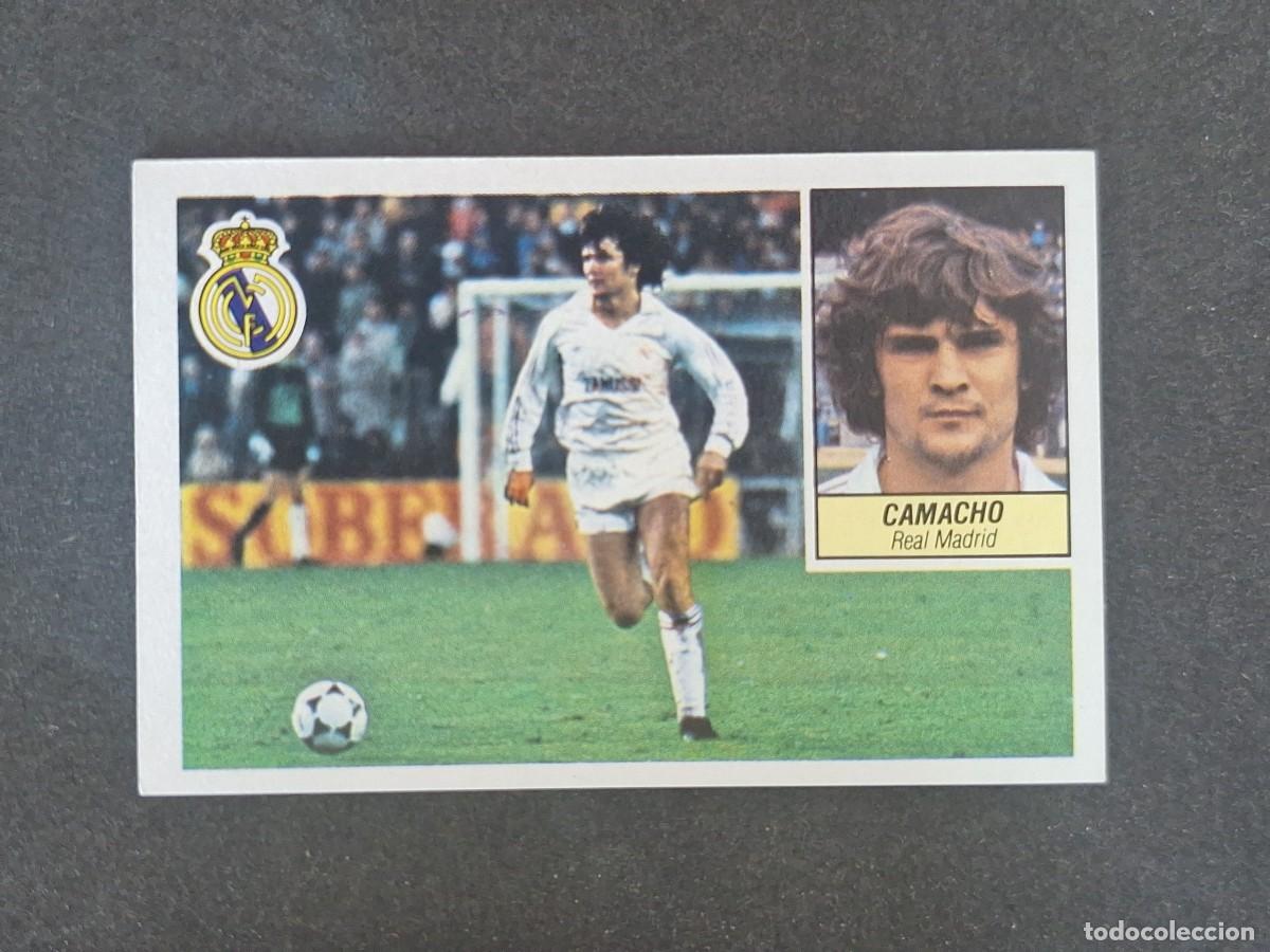 Cromos de f&uacute;tbol: L3 CAMACHO REAL MADRID LIGA ESTE 1984 1985 84 85 NUNCA PEGADO SIN PEGAR