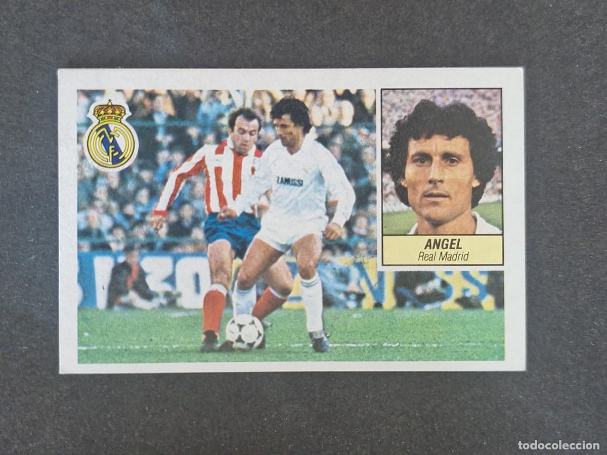 Cromos de f&uacute;tbol: L3 ANGEL REAL MADRID LIGA ESTE 1984 1985 84 85 NUNCA PEGADO SIN PEGAR