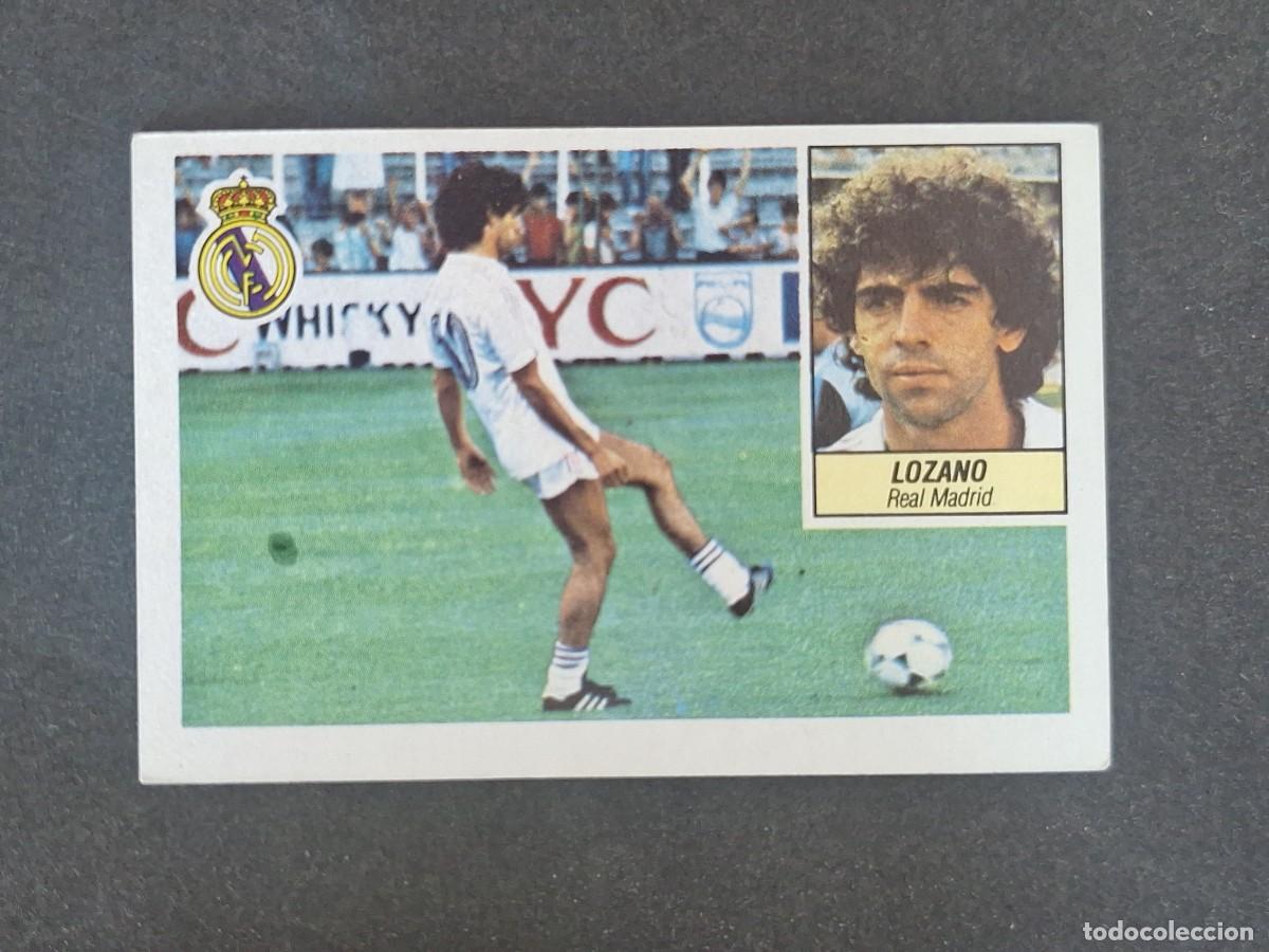 Cromos de f&uacute;tbol: L3 LOZANO REAL MADRID LIGA ESTE 1984 1985 84 85 NUNCA PEGADO SIN PEGAR