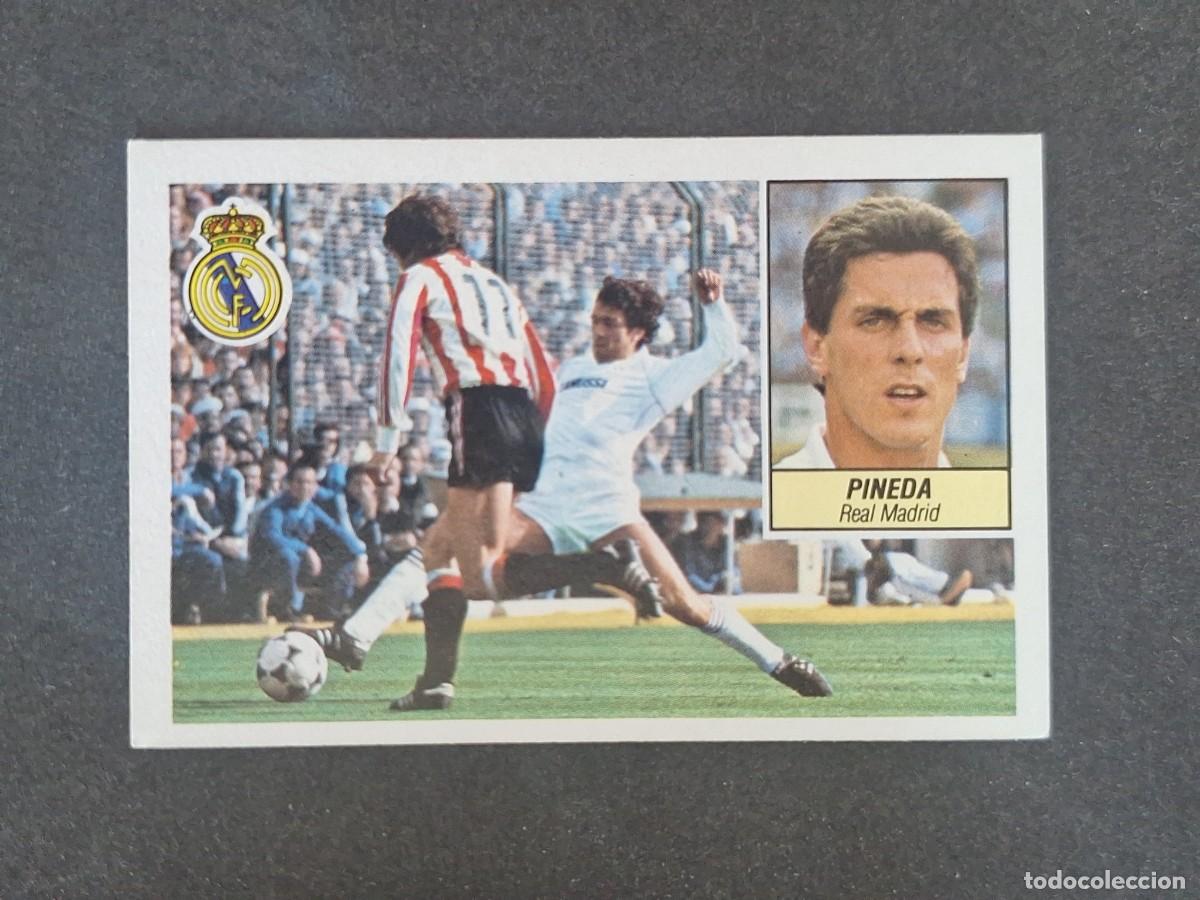 Cromos de f&uacute;tbol: L3 PINEDA REAL MADRID LIGA ESTE 1984 1985 84 85 NUNCA PEGADO SIN PEGAR