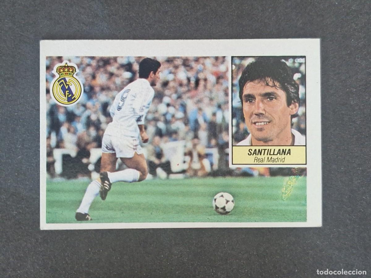 Cromos de f&uacute;tbol: L3 SANTILLANA REAL MADRID LIGA ESTE 1984 1985 84 85 NUNCA PEGADO SIN PEGAR