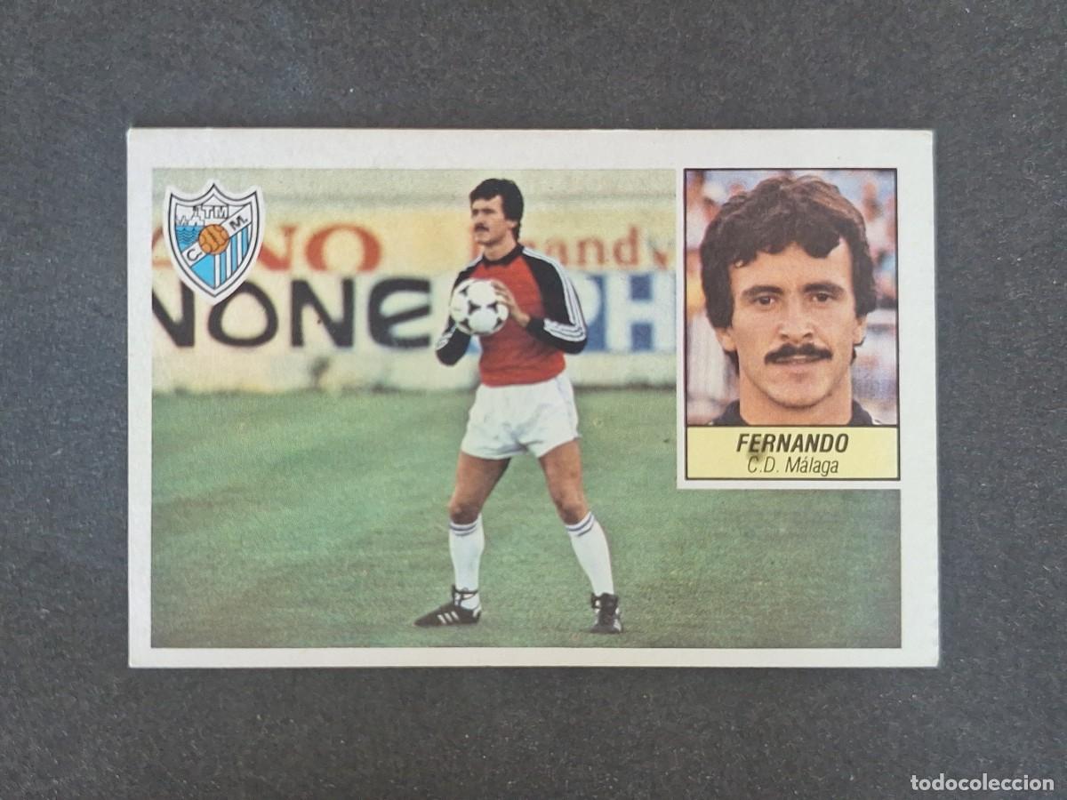 Cromos de f&uacute;tbol: L3 FERNANDO C. D. MALAGA LIGA ESTE 1984 1985 84 85 NUNCA PEGADO SIN PEGAR