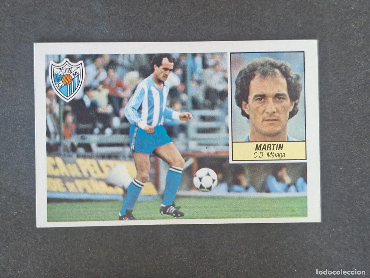 Cromos de f&uacute;tbol: L3 MARTIN C. D. MALAGA LIGA ESTE 1984 1985 84 85 NUNCA PEGADO SIN PEGAR