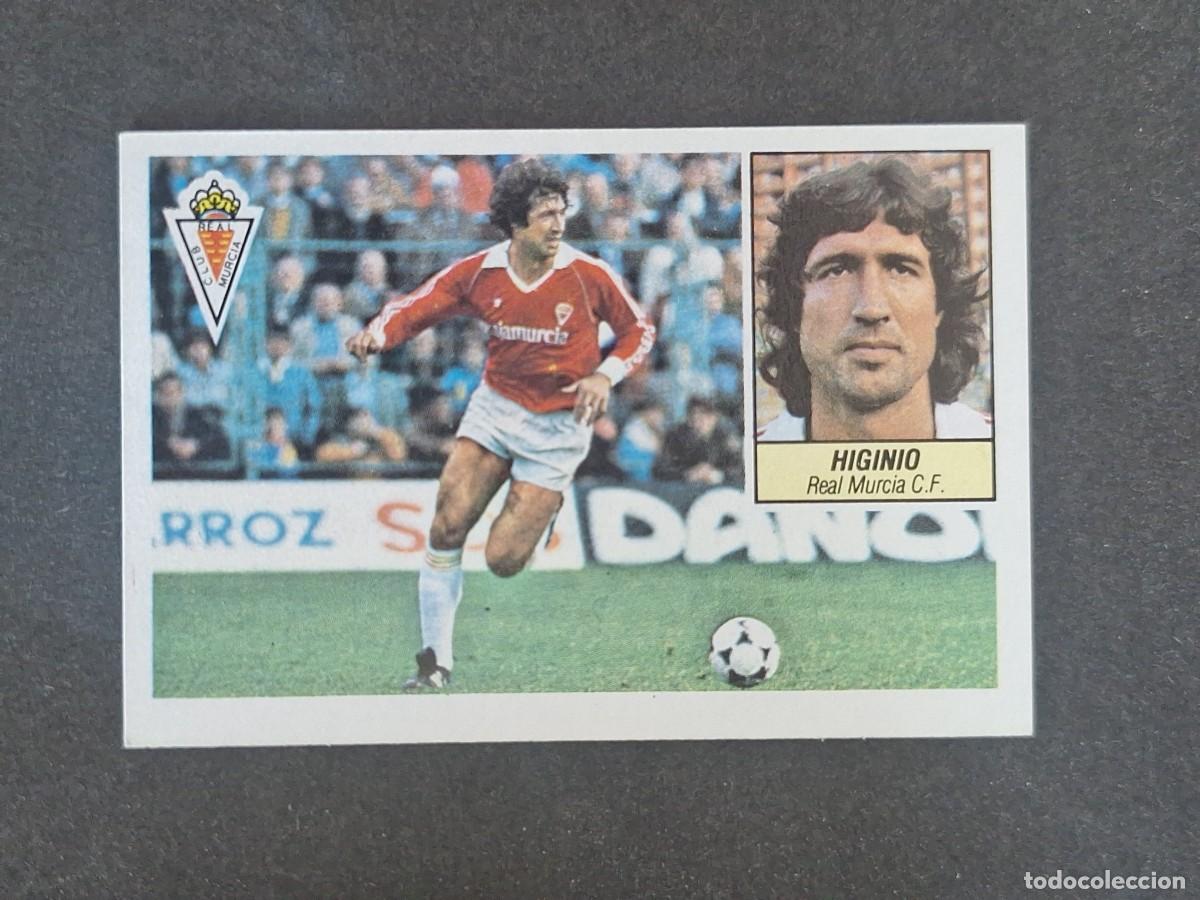 Cromos de f&uacute;tbol: L3 HIGINIO REAL MURCIA C. F. LIGA ESTE 1984 1985 84 85 NUNCA PEGADO SIN PEGAR