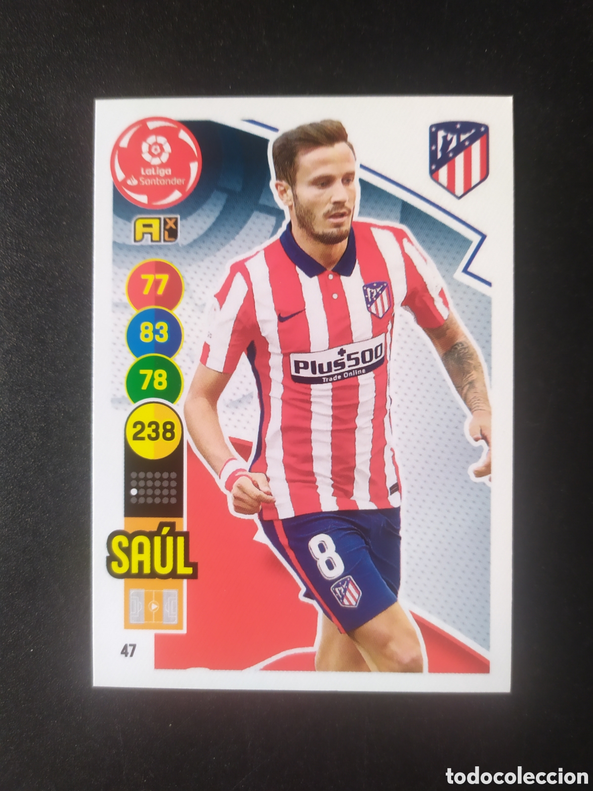 Cromos de f&uacute;tbol: Adrenalyn 2020 2021 20 21 panini Sa&uacute;l n&deg; 47 Atl&eacute;tico Madrid
