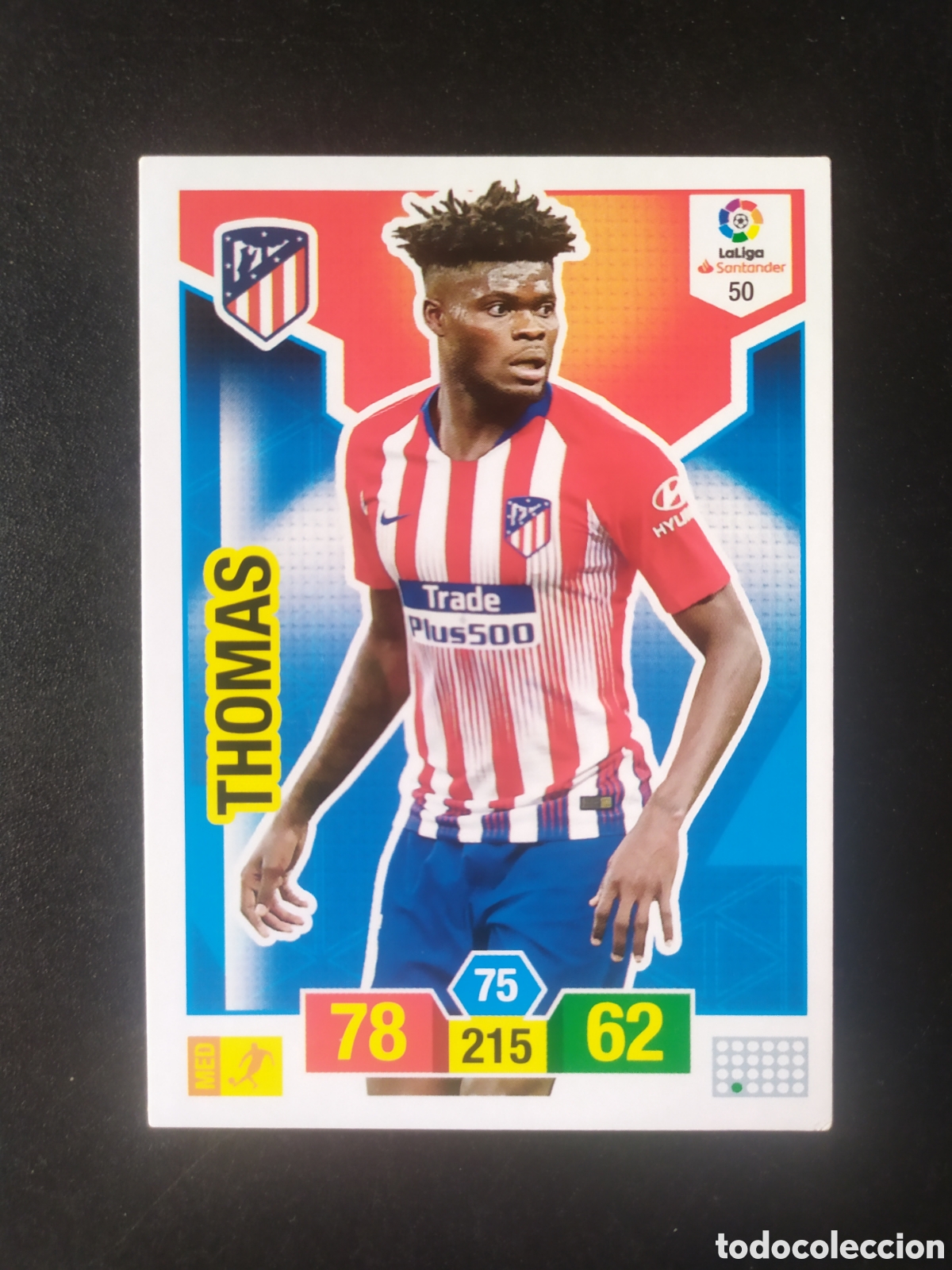Cromos de f&uacute;tbol: Adrenalyn 2018 2019 18 19 panini Thomas n&deg; 50 Atl&eacute;tico Madrid