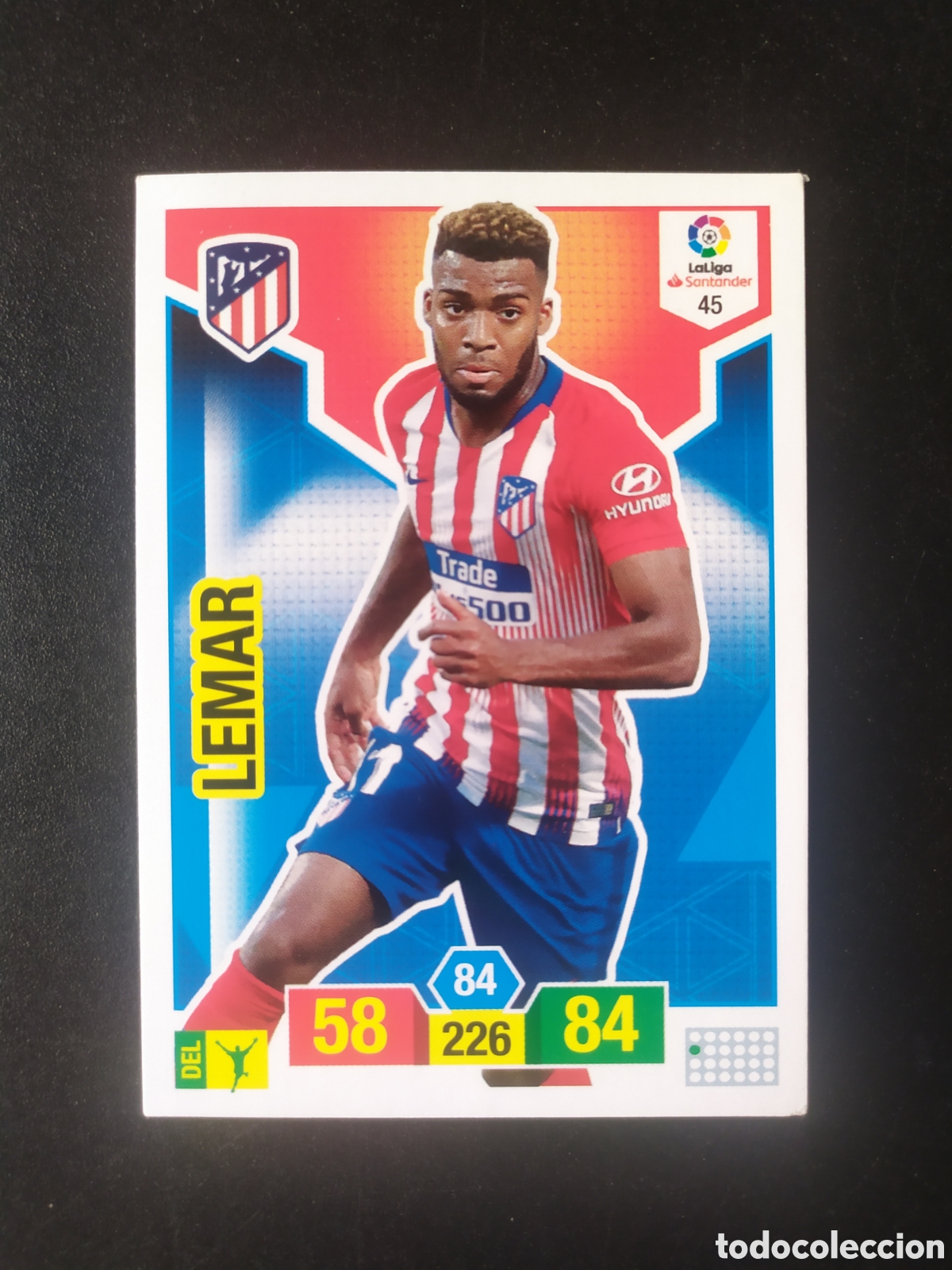Cromos de f&uacute;tbol: Adrenalyn 2018 2019 18 19 panini Lemar n&deg; 45 Atl&eacute;tico Madrid