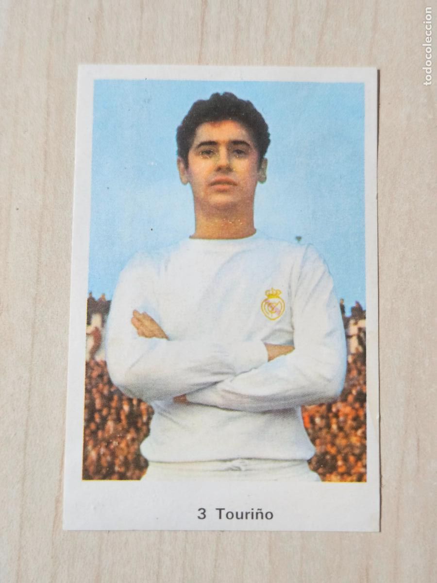 Football Stickers: N&ordm; 3 TOUTO&Ntilde;O - REAL MADRID - CAMPEONATO NACIONAL DE LIGA RUIZ ROMERO A&Ntilde;O 1973 CROMO RECUPERADO