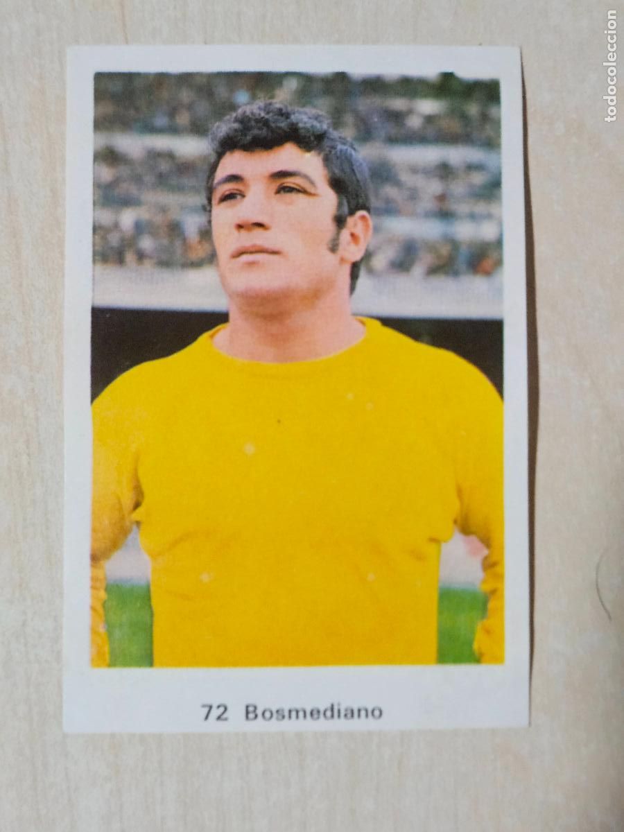 Cartes &agrave; collectionner de Football: N&ordm; 72 BOSMEDIANO - LAS PALMAS - CAMPEONATO NACIONAL DE LIGA RUIZ ROMERO A&Ntilde;O 1973 CROMO RECUPERADO