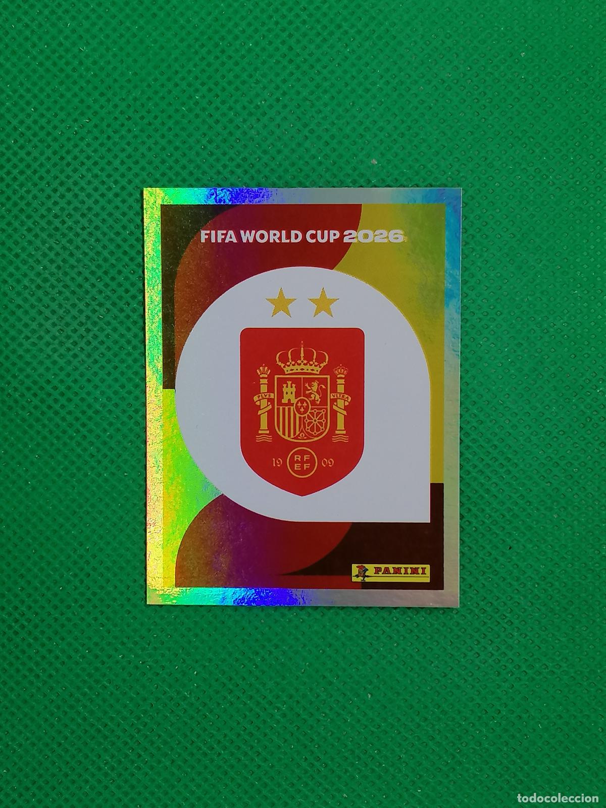 Football Stickers: ESP 1 BIS ESP1 BIS ESCUDO ESPA&Ntilde;A DOS ESTRELLAS ⚽ PANINI FIFA MUNDIAL WORLD CUP 26 2026 STICKER ⚽