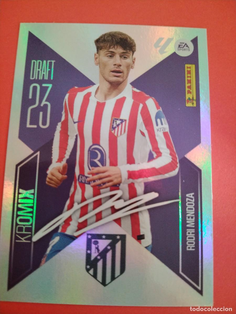 Cromos de f&uacute;tbol: ESTE 2026 2027 DRAFT 23 KROMIX N 21 RODRI MENDOZA
