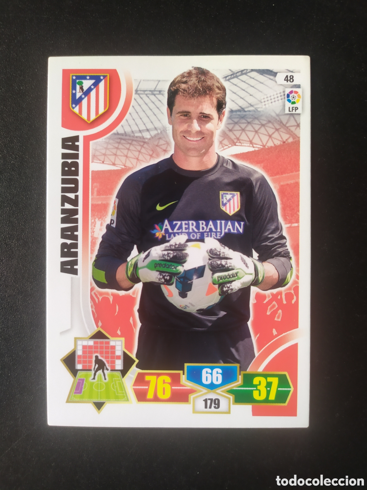 Football Stickers: Adrenalyn 2013 2014 13 14 panini Aranzubia n&deg; 48 Atl&eacute;tico Madrid
