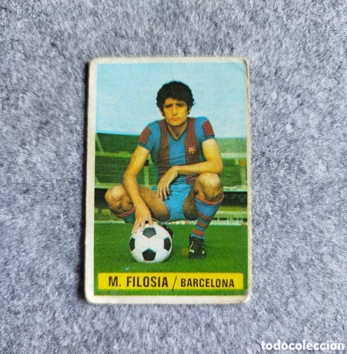 Football Stickers: SIN PEGAR FILOSIA FC BARCELONA BAR&Ccedil;A 74 75 1974 1975 EDICIONES ESTE CROMO NUNCA PEGADO