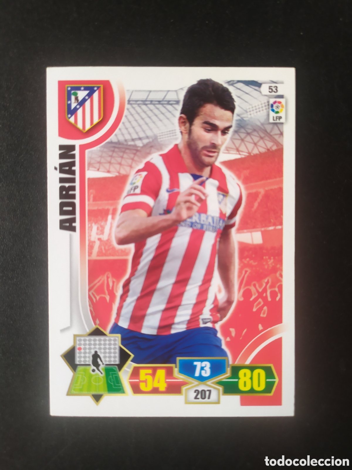 Football Stickers: Adrenalyn 2013 2014 13 14 panini Adri&aacute;n n&deg; 53 Atl&eacute;tico Madrid