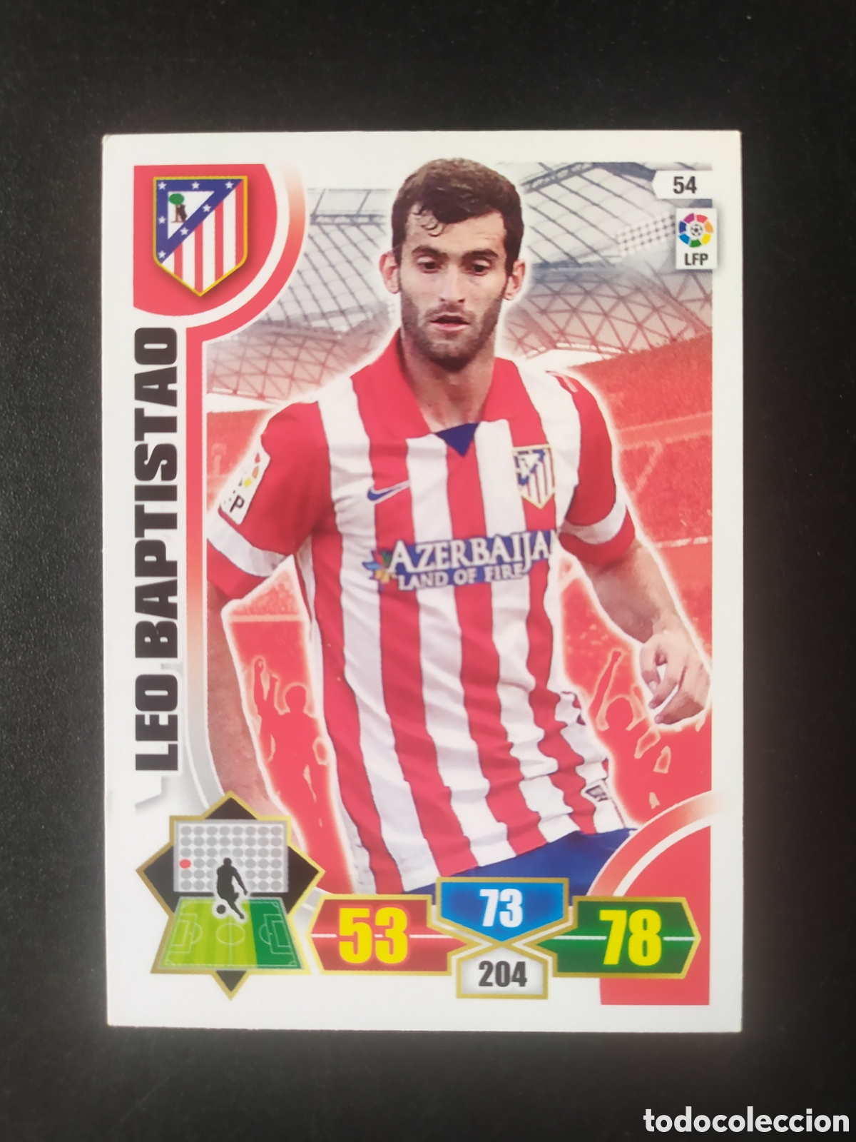 Football Stickers: Adrenalyn 2013 2014 13 14 panini Leo Baptistao n&deg; 54 Atl&eacute;tico Madrid