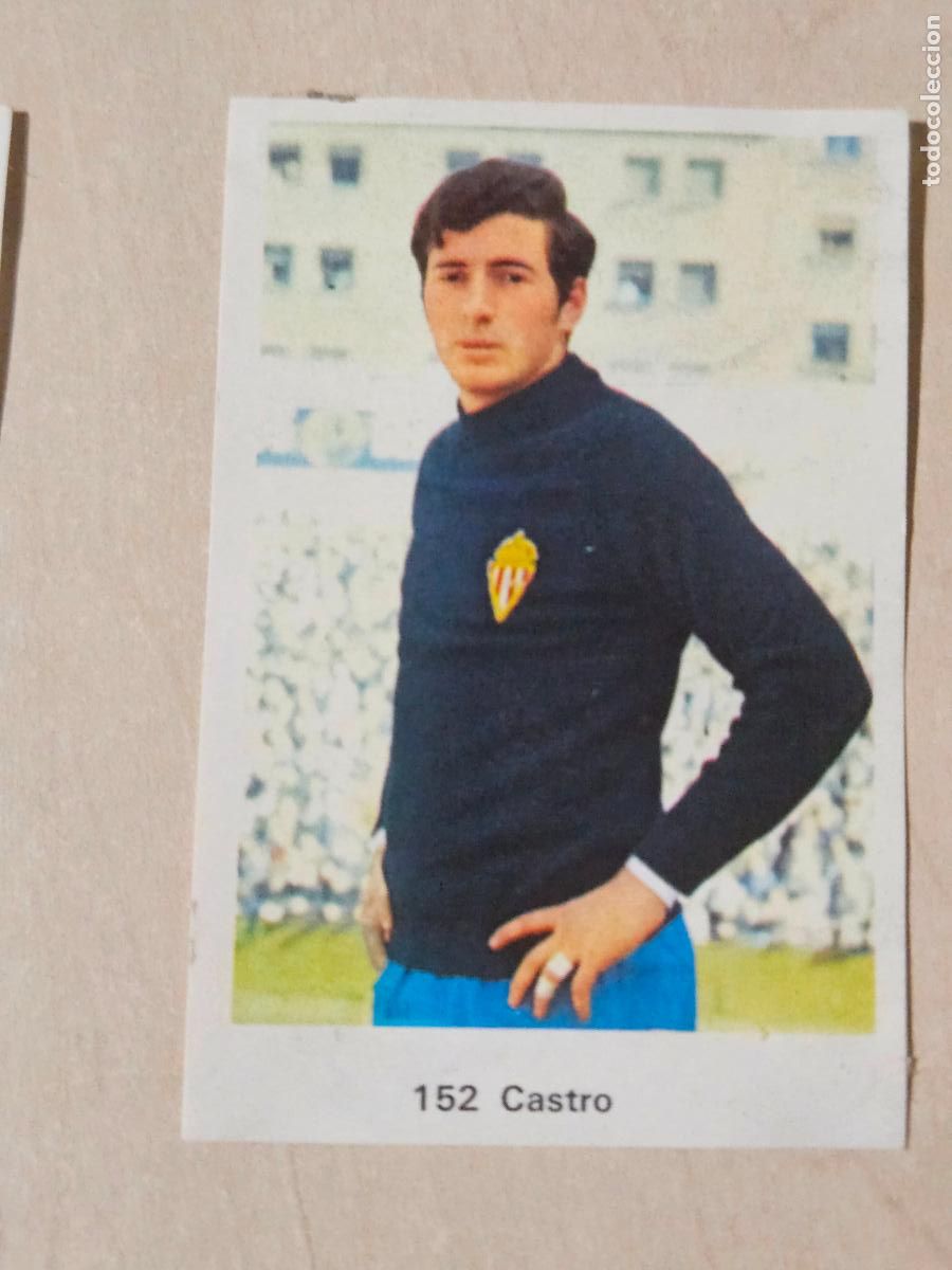 Cromos de f&uacute;tbol: N&ordm; 152 CASTRO - SPORTING DE GIJON - CAMPEONATO NACIONAL DE LIGA RUIZ ROMERO 1973 - CROMO RECUPERADO