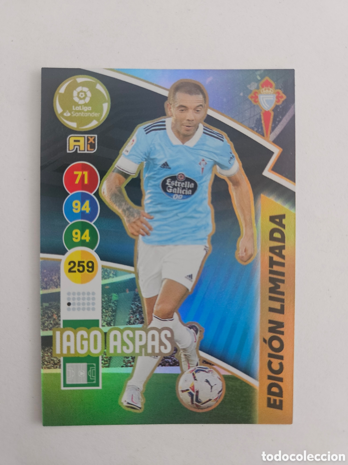 Cartes &agrave; collectionner de Football: IAGO ASPAS EDICION LIMITADA CELTA VIGO CROMOS ADRENALYN XL LIGA 2020 2021 20 21