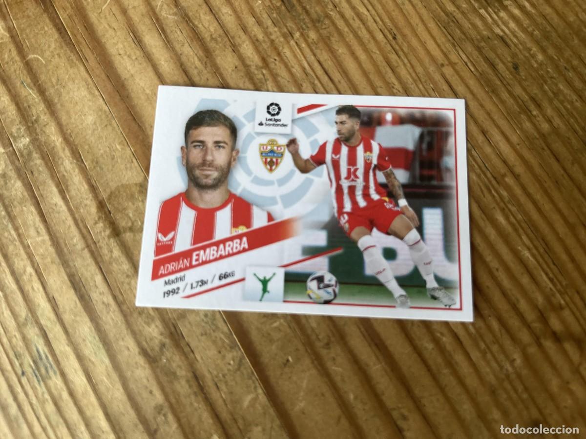 Cromos de f&uacute;tbol: CROMO SIN PEGAR NUNCA PEGADO ALBUM LIGA ESTE 22 23 2022 2023 COLOCA # 17 BIS EMBARBA ALMERIA