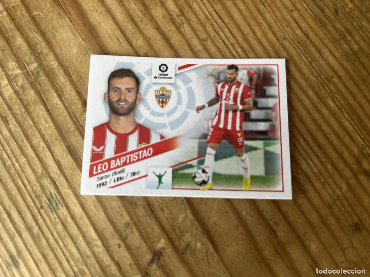 Cromos de f&uacute;tbol: CROMO SIN PEGAR NUNCA PEGADO ALBUM LIGA ESTE 22 23 2022 2023 COLOCA # 17 BIS LEO BAPTISTAO ALMERIA