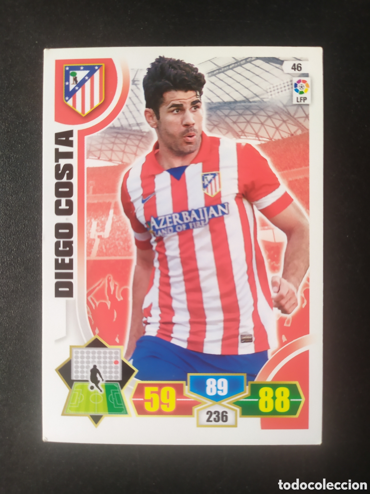 Cromos de Futebol: Adrenalyn 2013 2014 13 14 panini Diego Costa n&deg; 46 Atl&eacute;tico Madrid