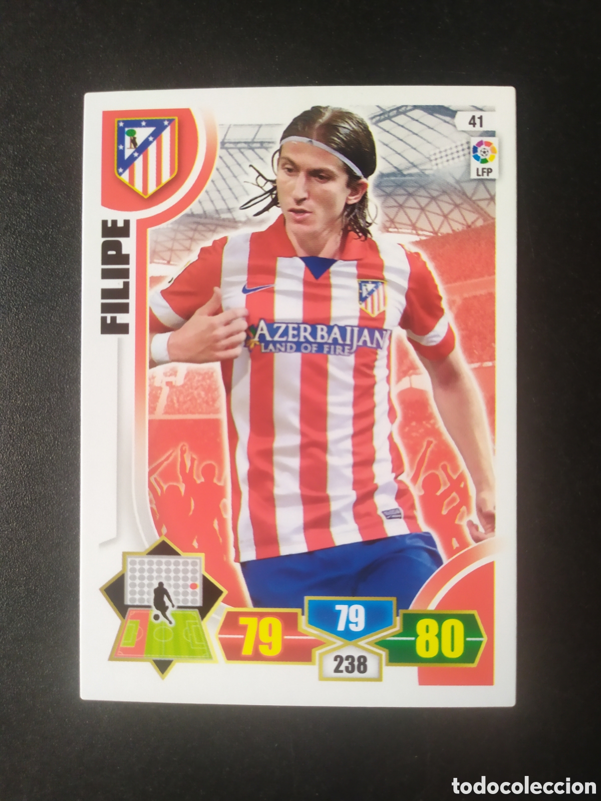 Cromos de Futebol: Adrenalyn 2013 2014 13 14 panini Filipe n&deg; 41 Atl&eacute;tico Madrid