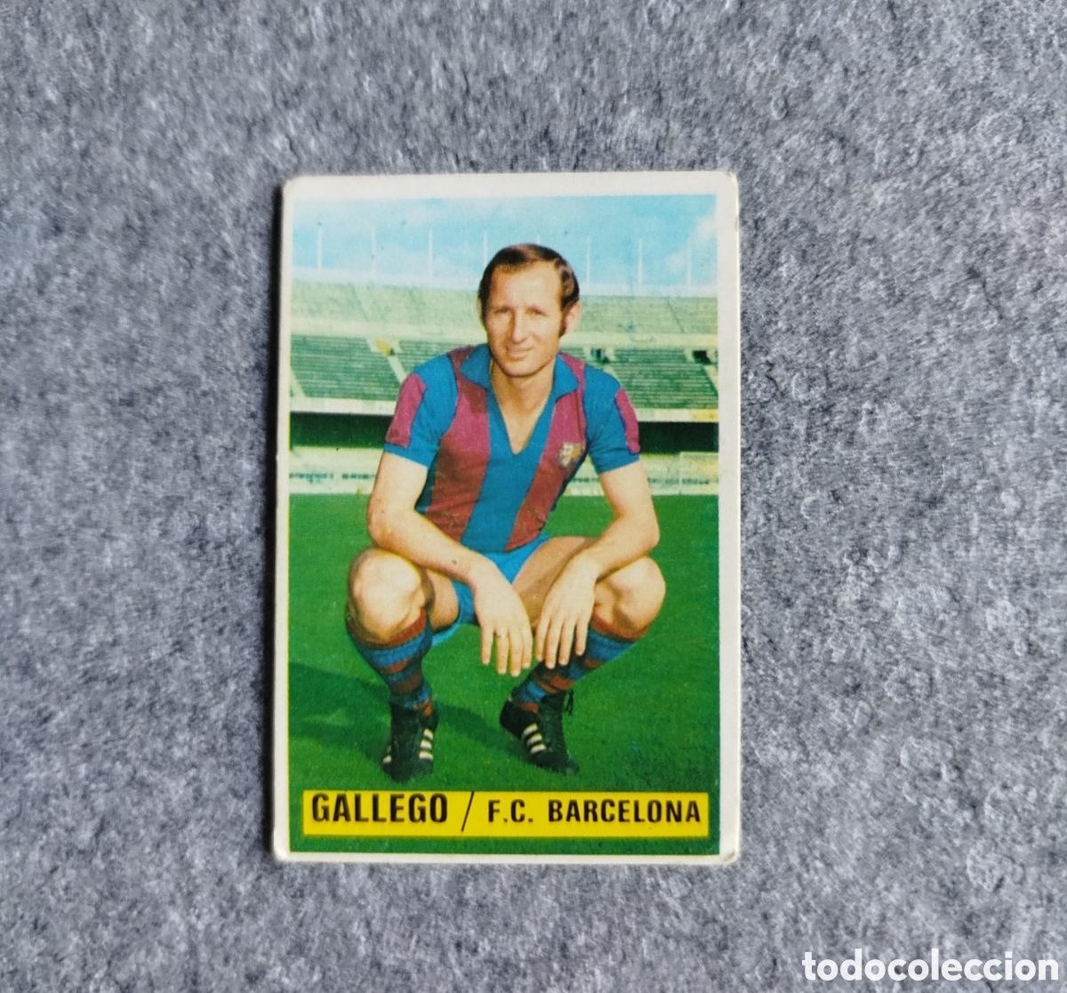 Cromos de f&uacute;tbol: SIN PEGAR GALLEGO FC BARCELONA BAR&Ccedil;A 74 75 1974 1975 EDICIONES ESTE CROMO NUNCA PEGADO