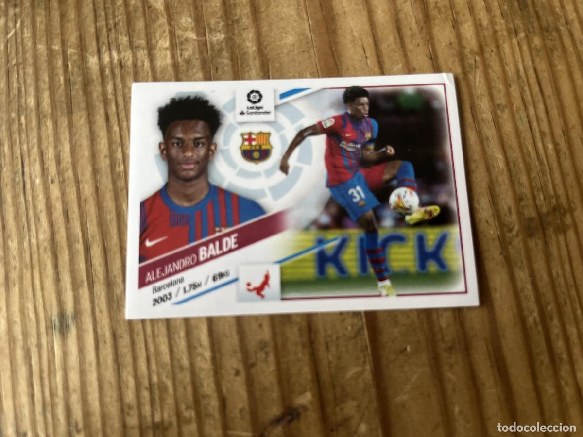 Cromos de f&uacute;tbol: CROMO SIN PEGAR NUNCA PEGADO ALBUM LIGA ESTE 22 23 2022 2023 COLOCA # 13 BIS BALDE BARCELONA