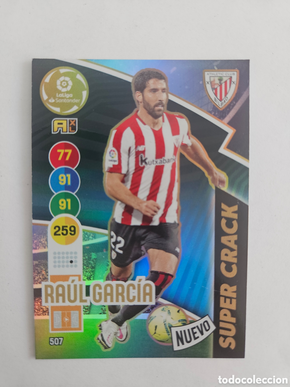 Figurine di Calcio: 507 RAUL GARCIA ATHLETIC DE BILBAO NUEVO SUPER CRACK FICHAS ALBUM ADRENALYN XL 2020 2021 20 21