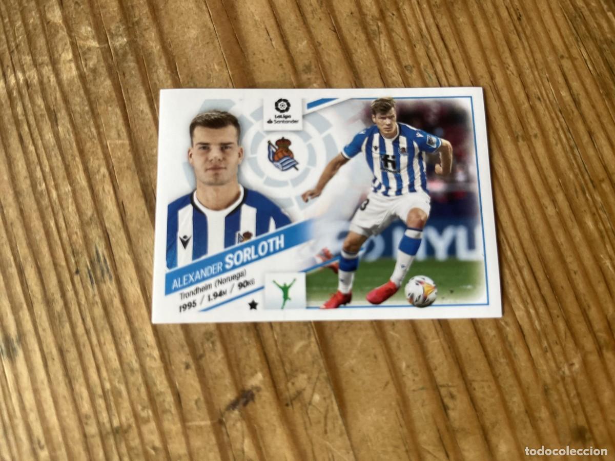 Cartes &agrave; collectionner de Football: CROMO SIN PEGAR NUNCA PEGADO ALBUM LIGA ESTE 22 23 2022 2023 COLOCA # 19 BIS SORLOTH REAL SOCIEDAD