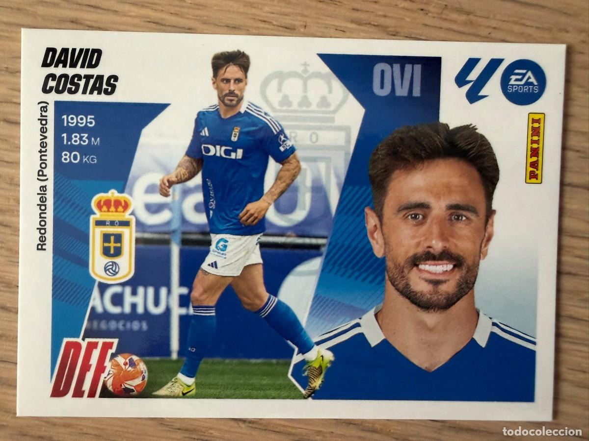Figurine di Calcio: 8 DAVID COSTAS REAL OVIEDO 25 26 2025 2026 LIGA EA SPORTS COLECCIONES ESTE SIN PEGAR STICKER