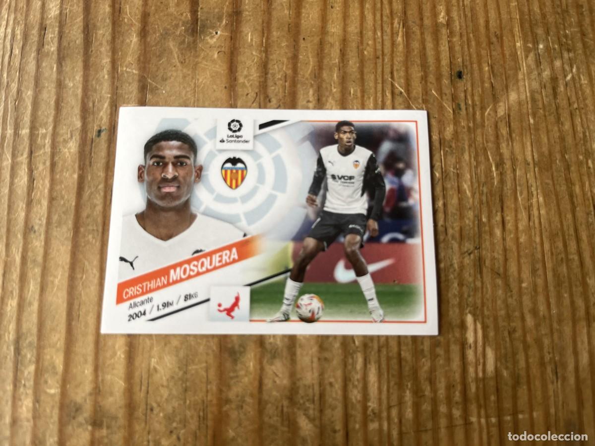 Cromos de f&uacute;tbol: CROMO SIN PEGAR NUNCA PEGADO ALBUM LIGA ESTE 22 23 2022 2023 COLOCA # 13 BIS MOSQUERA VALENCIA