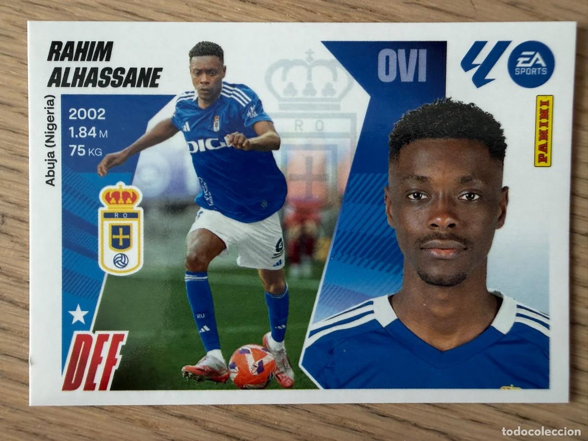 Cromos de f&uacute;tbol: 9 RAHIM ALHASSANE REAL OVIEDO 25 26 2025 2026 LIGA EA SPORTS COLECCIONES ESTE SIN PEGAR STICKER
