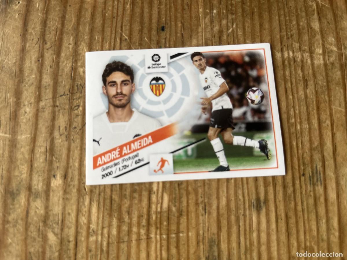 Cromos de f&uacute;tbol: CROMO SIN PEGAR NUNCA PEGADO ALBUM LIGA ESTE 22 23 2022 2023 COLOCA # 15 BIS ANDRE ALMEIDA VALENCIA