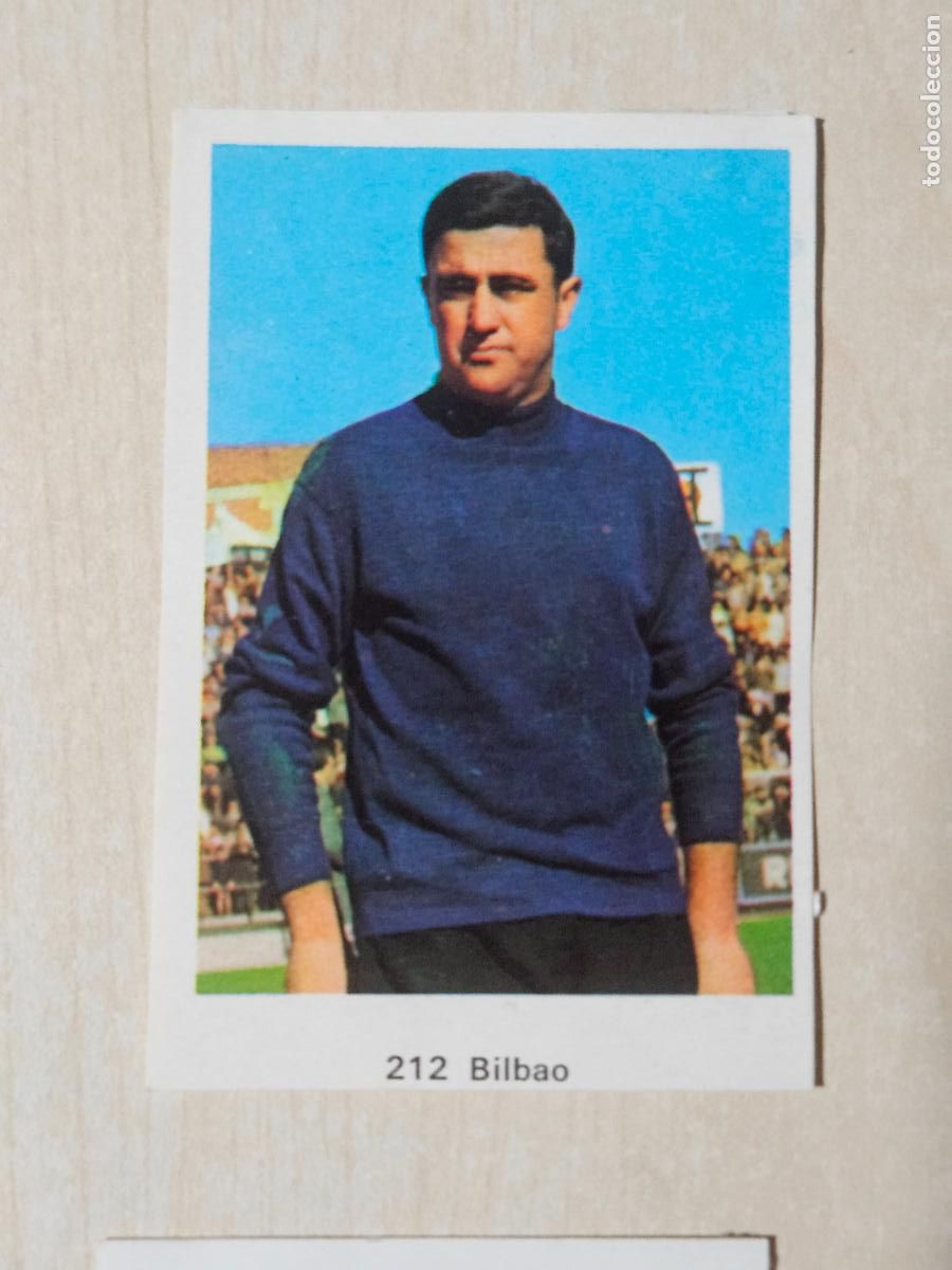 Cromos de f&uacute;tbol: N&ordm; 212 BILBAO - BURGOS - CAMPEONATO NACIONAL DE LIGA RUIZ ROMERO 1973 - CROMO DOBLE