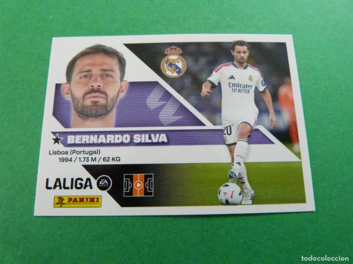 Cromos de f&uacute;tbol: CROMO FUTBOL BERNARDO SILVA REAL MADRID C.F. SIN PEGAR FICHAJE N&ordm; 21 LIGA ESTE 2026-2027/26-27