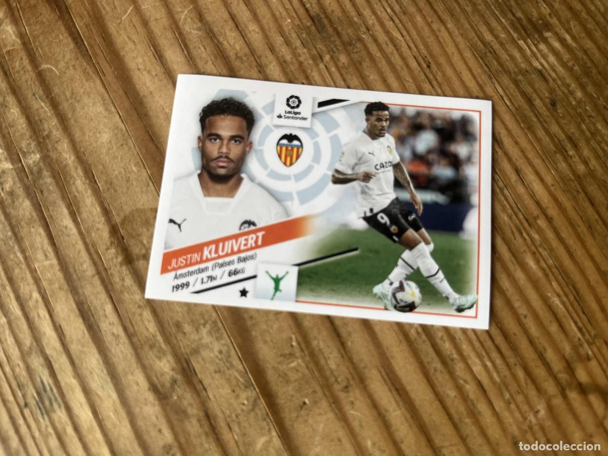 Cromos de f&uacute;tbol: CROMO SIN PEGAR NUNCA PEGADO ALBUM LIGA ESTE 22 23 2022 2023 COLOCA # 19 BIS KLUIVERT VALENCIA