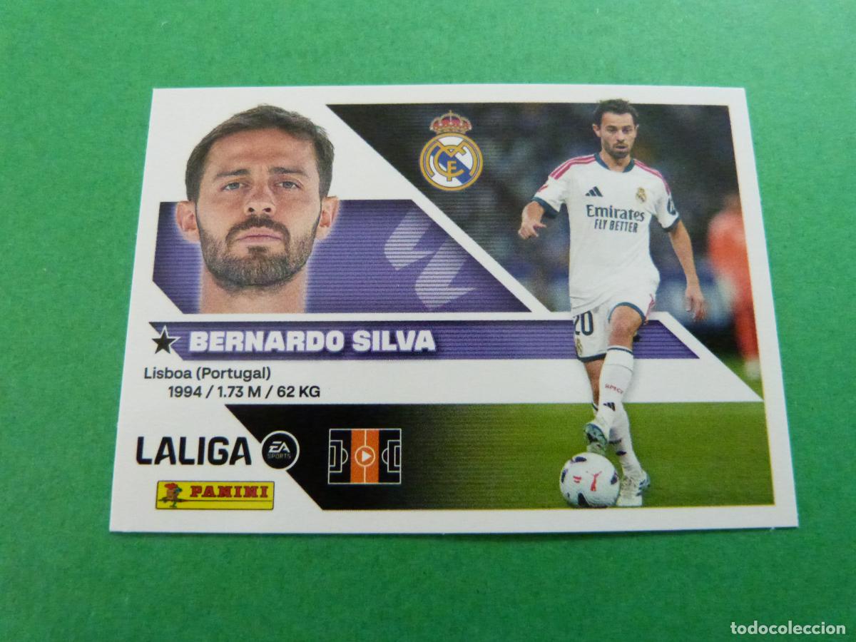 Cromos de f&uacute;tbol: CROMO FUTBOL BERNARDO SILVA REAL MADRID C.F. SIN PEGAR FICHAJE N&ordm; 21 LIGA ESTE 2026-2027/26-27