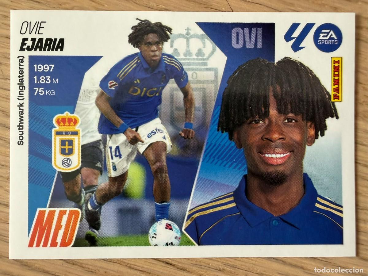 Cromos de f&uacute;tbol: 10 EJARIA REAL OVIEDO 25 26 2025 2026 LIGA EA SPORTS COLECCIONES ESTE SIN PEGAR STICKER