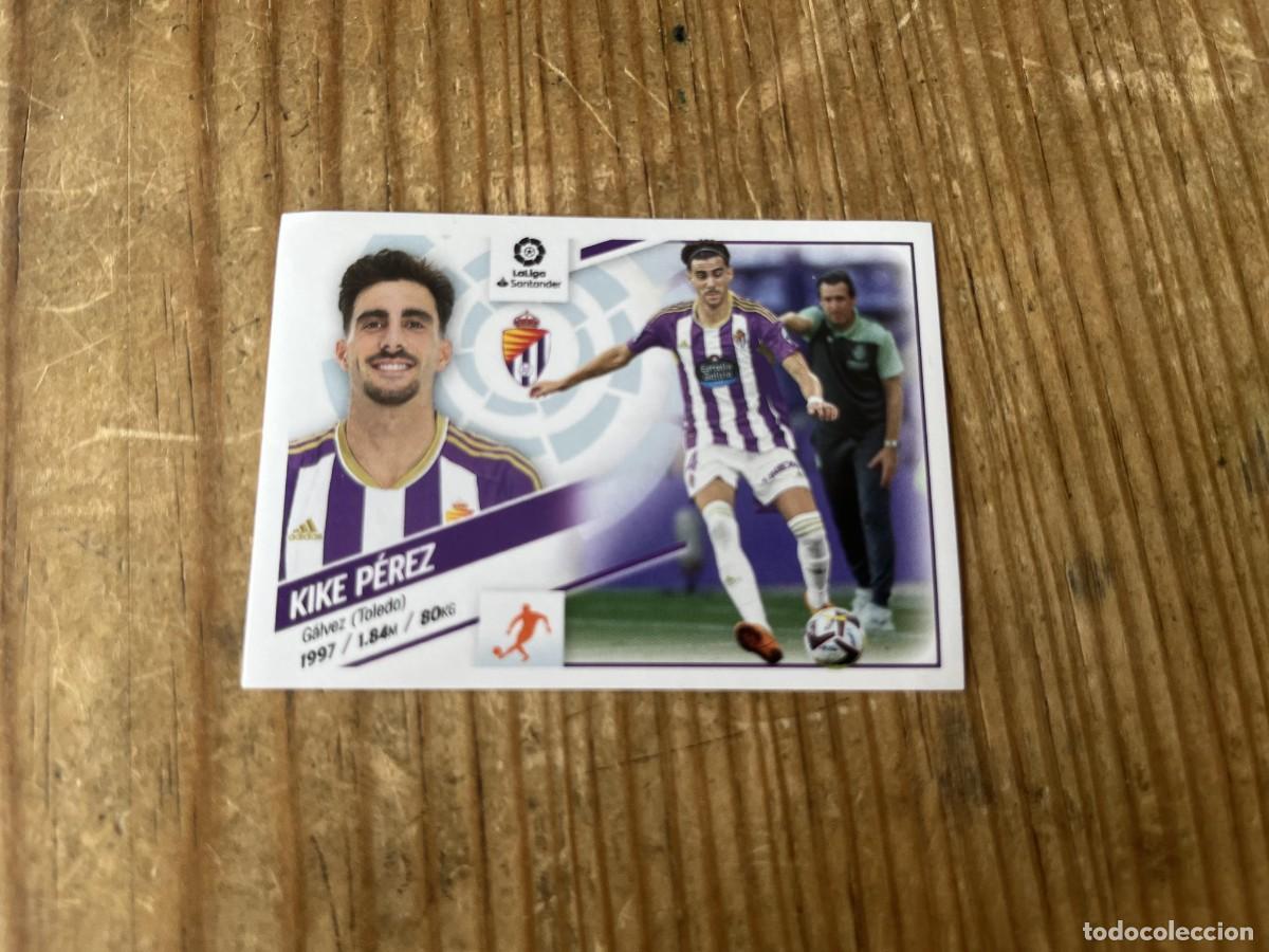 Cromos de f&uacute;tbol: CROMO SIN PEGAR NUNCA PEGADO ALBUM LIGA ESTE 22 23 2022 2023 COLOCA # 13 BIS KIKE PEREZ VALLADOLID