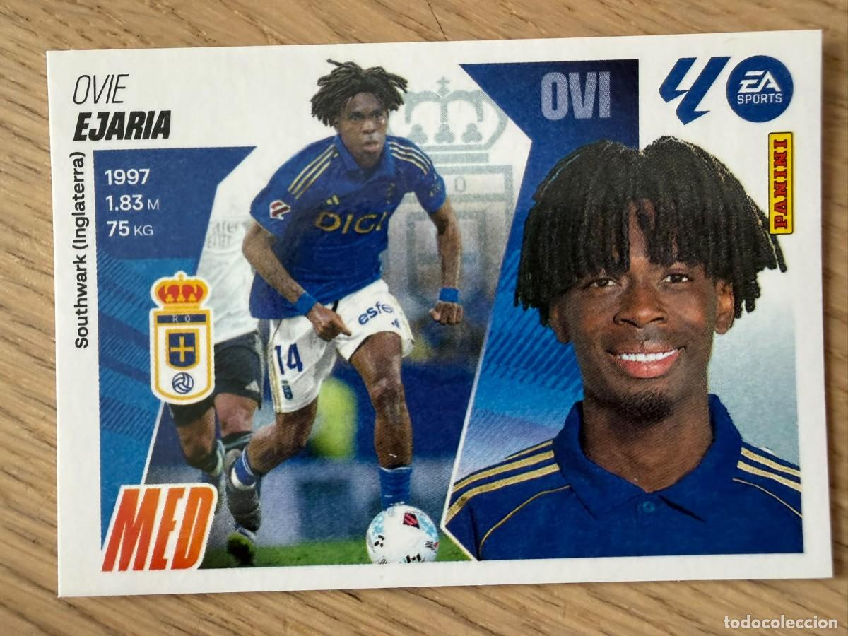 Cromos de f&uacute;tbol: 10 EJARIA REAL OVIEDO 25 26 2025 2026 LIGA EA SPORTS COLECCIONES ESTE SIN PEGAR STICKER